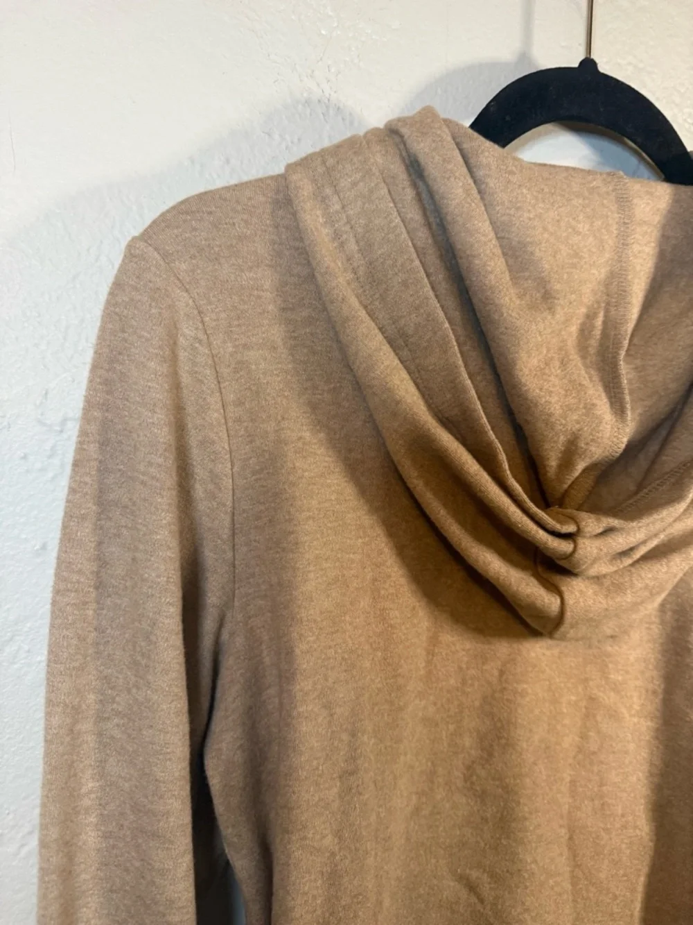 J. Crew women’s  Cloudspun Hoodie - Light Tan NWT